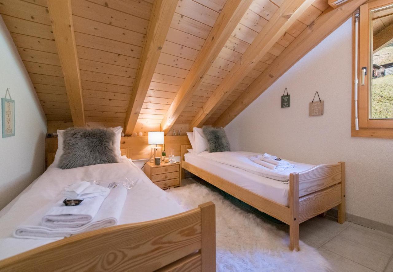 Chalet Rose Penthouse Wengen Exterior photo